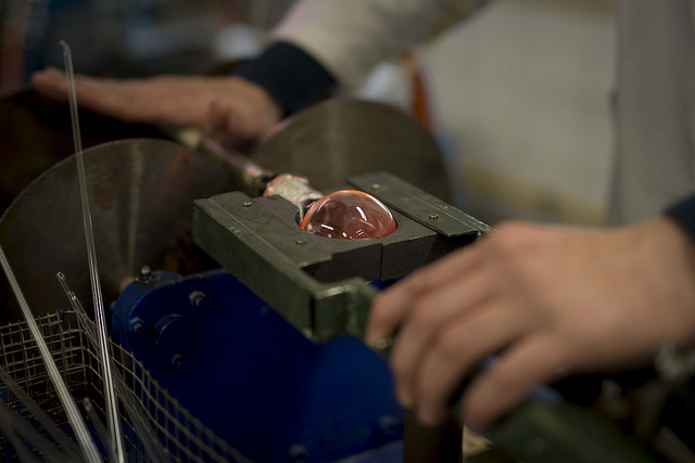 Fabricación de piezas de vidrio